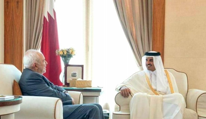 هذا ما دار بين ظريف وأمير قطر خلال لقائهما بالدوحة