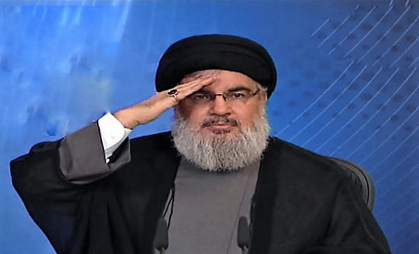 بدء كلمة السيد حسن نصرالله في مهرجان الانتصار الكبير