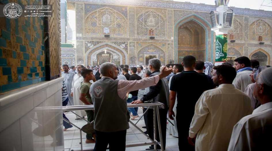 أكثر من 1500 متطوع قدمو الخدمات لزائري مرقد الامام علي (ع) في عيد الغدير(بالصور)