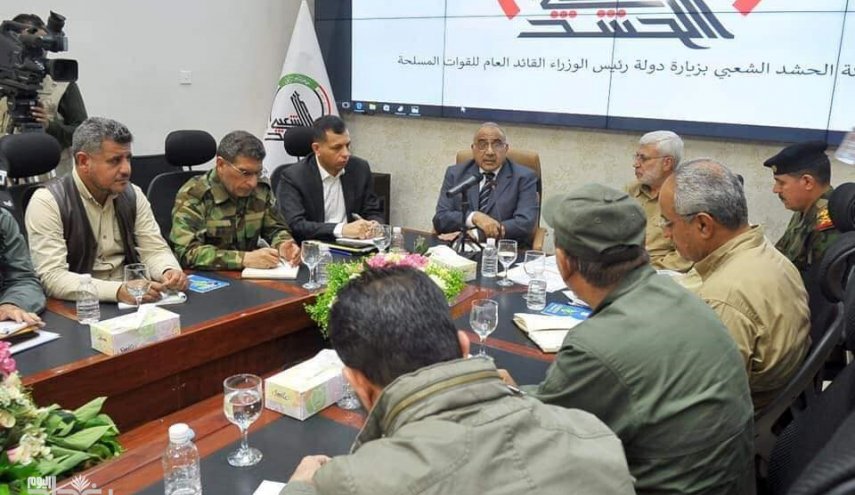 رئيس الوزراء العراقي يعقد اجتماعا طارئا مع قادة الحشد الشعبي