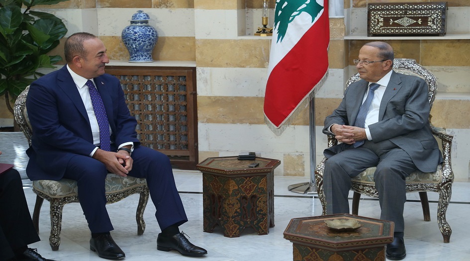 وزير الخارجية التركي يصل الى بيروت