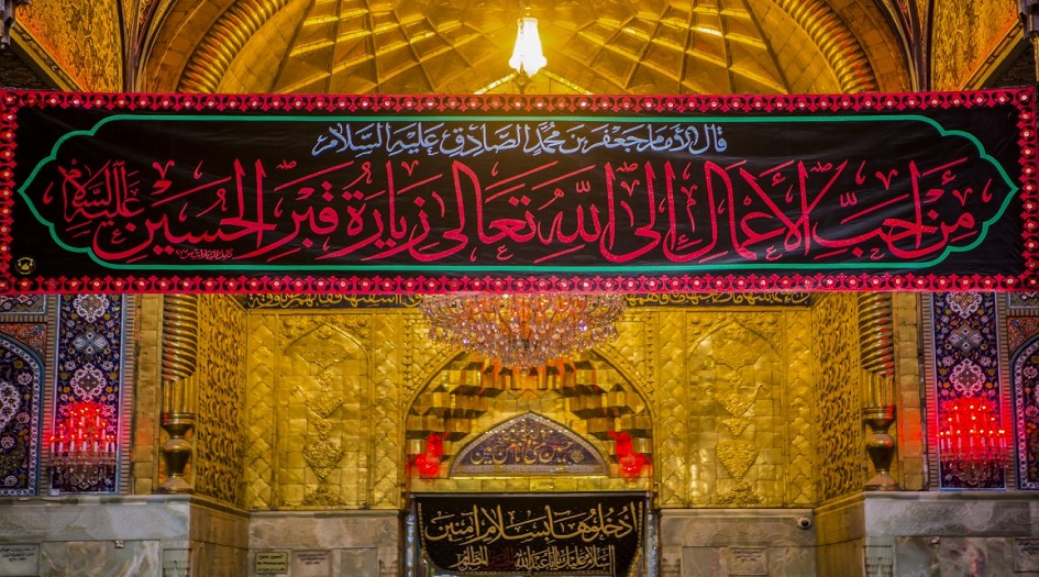 إيراني لم يمنعه العوق من زيارة كربلاء على طريقته الخاصة +الصور