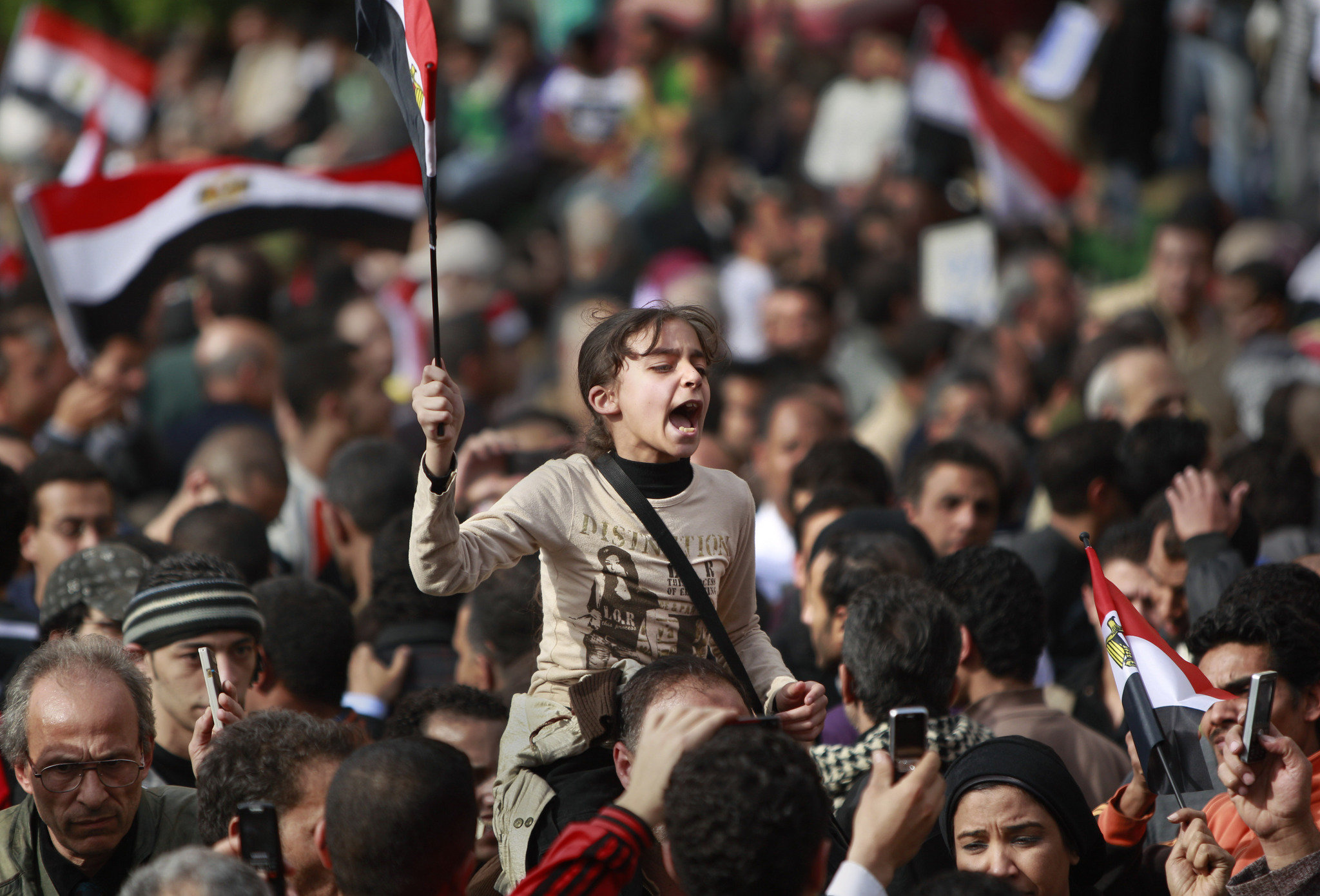 ادامه تظاهرات در مصر همزمان با حمايت ترامپ از "سيسي"