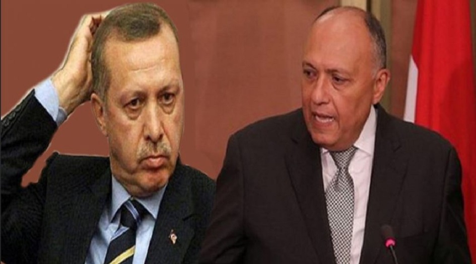 وزير الخارجية المصري يسخر من تصريحات أردوغان