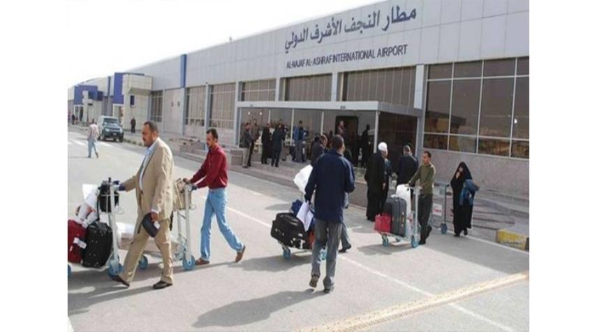 مطار النجف ينفي توقف الرحلات القادمة والمغادرة