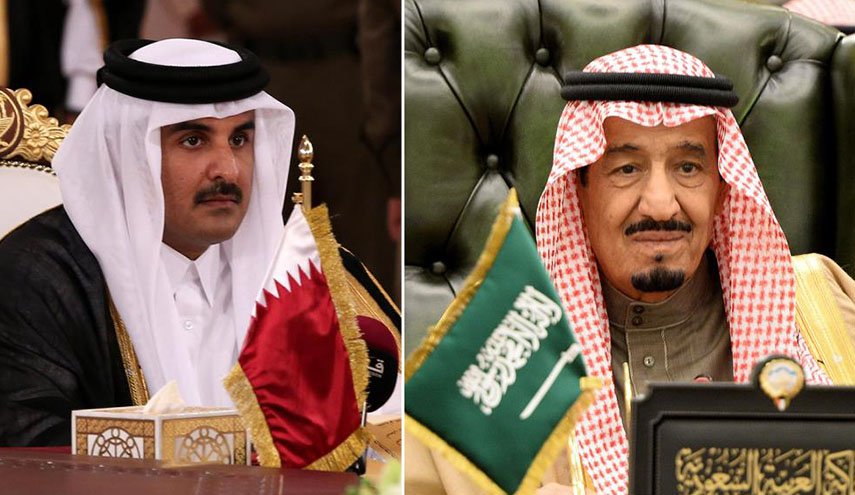 أمير قطر يتلقى رسالة هامة من الملك السعودي