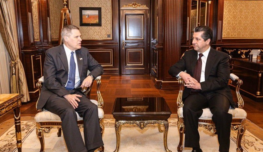 مسرور بارزاني يلتقى السفير الامريكي .. ماذا دار بينهما؟