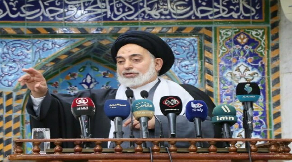امام جمعة النجف الاشرف: امريكا هي المتهم الاول بدعم اعمال العنف والتخريب في العراق