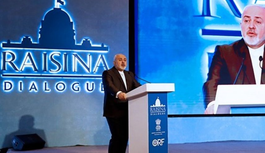 ظريف يلقي كلمة في حوار نيودلهي في يناير المقبل