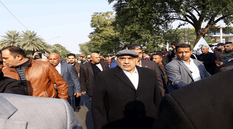 عبد المهدي يحضر مراسيم تشييع الفريق قاسم سليماني وابو مهدي المهندس