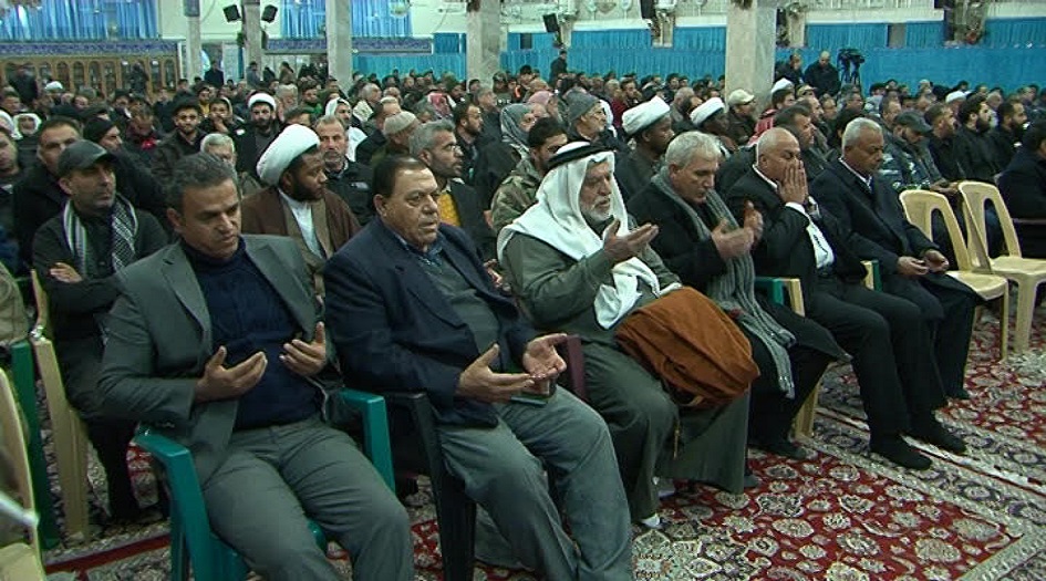 بالصور.. مجلس عزاء للشهيد سليماني في مقام السيدة زينب (ع)