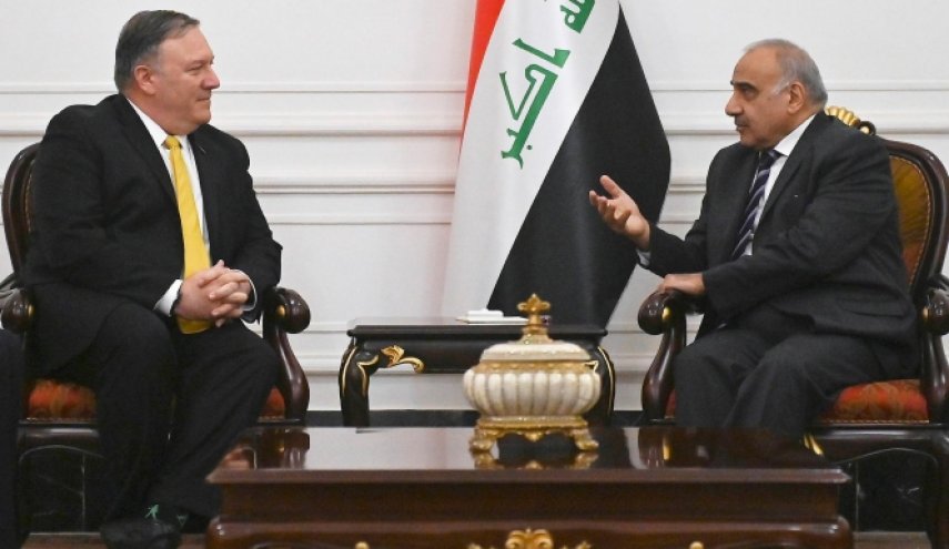 بومبيو يجري اتصالا بعبد المهدي.. ماذا دار بينهما؟
