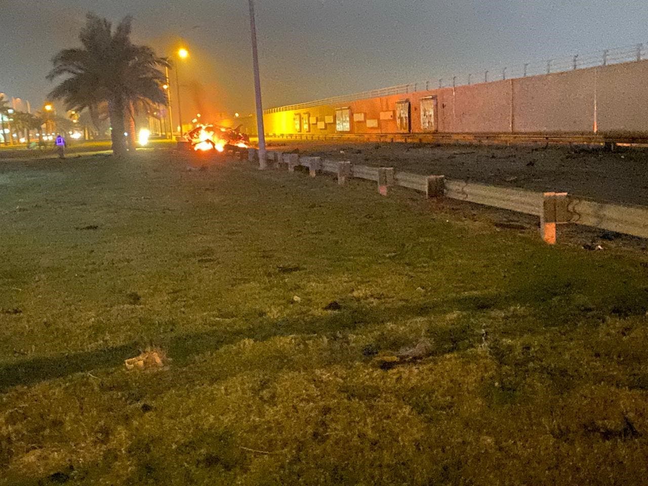 صور جديدة لسيارة الشهيد قاسم سليماني فور استهدافها