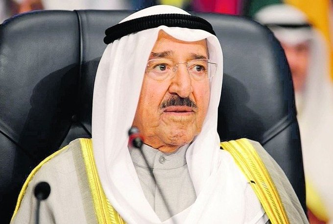 امير الكويت يبعث برقية الى السيد السيستاني