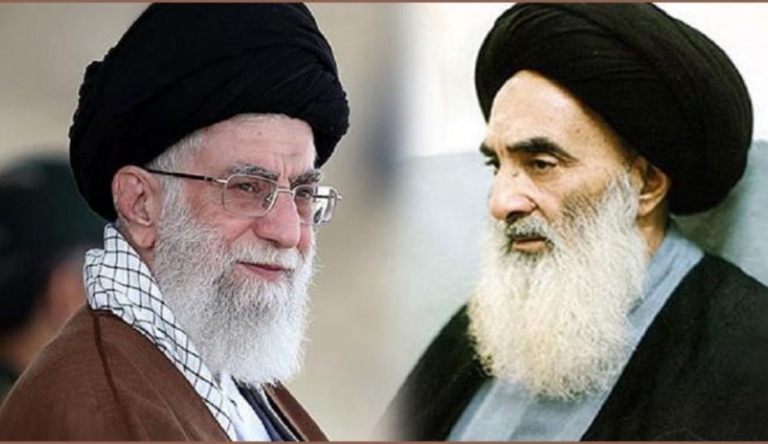 الامام الخامنئي يبعث نداء إلى آية الله السيستاني