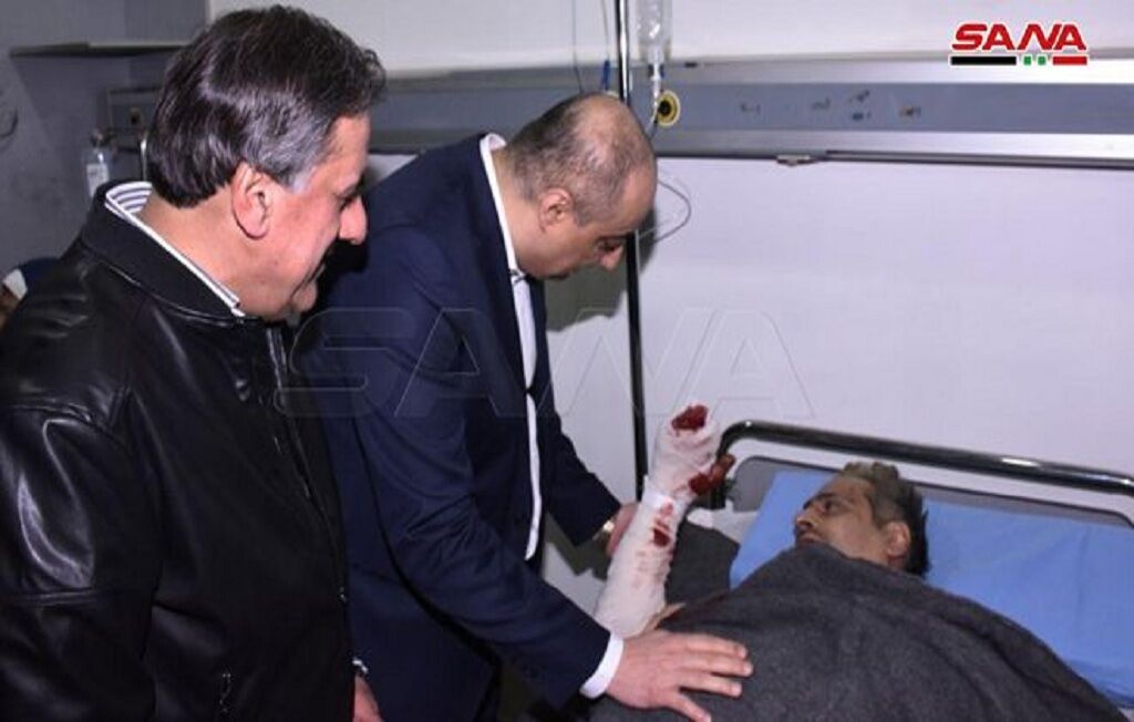 عيادت وزير اطلاع رساني سوريه از خبرنگاران مجروح