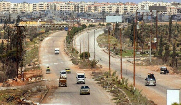 ازسرگيري تردد در بزرگراه بين المللي دمشق -حلب