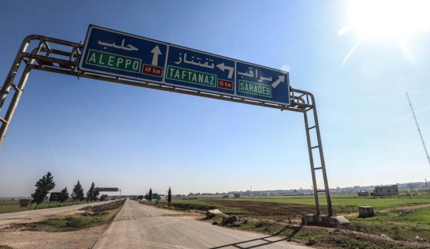 مدينة سراقب بعد تطبيق وقف إطلاق النار...