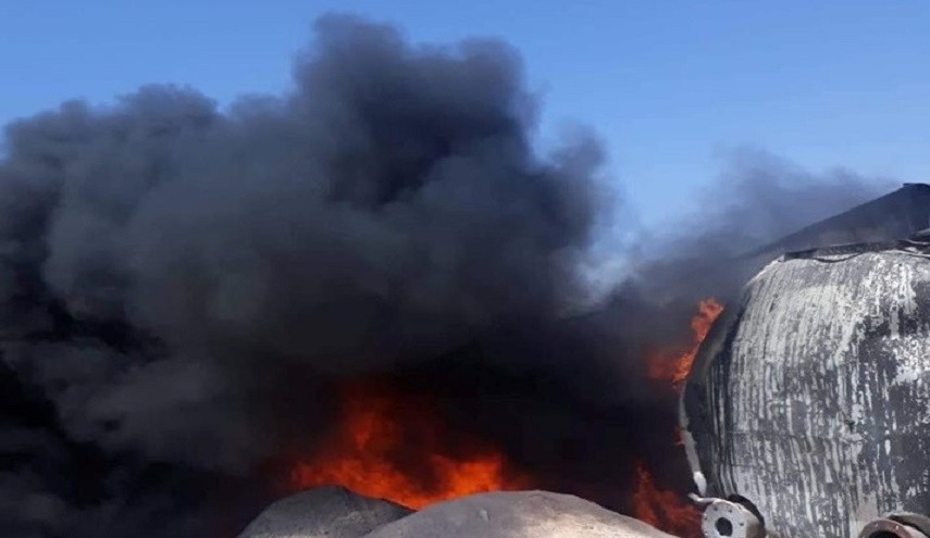 اخماد حريق اندلع في مقر فصيل بالحشد الشعبي في النجف