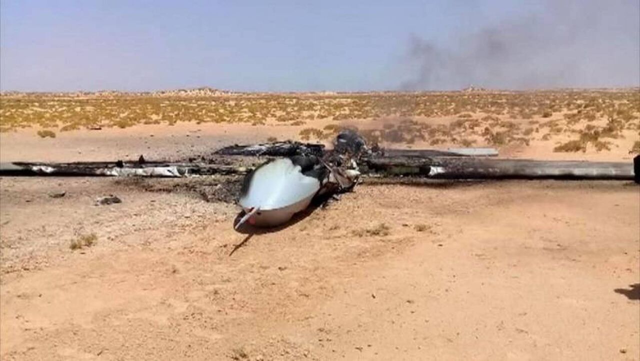 سرنگوني يك فروند پهپاد تروريست ها در سوريه