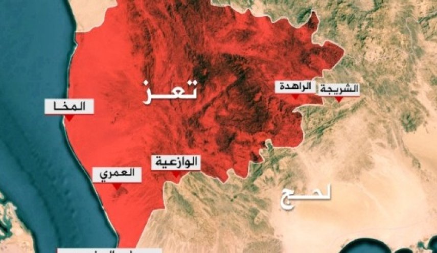 العدوان السعودي يرتكب جريمة بحق المدنيين في تعز