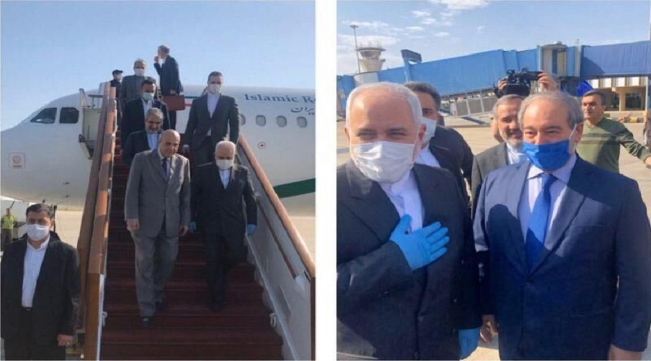 ظريف يصل الى دمشق