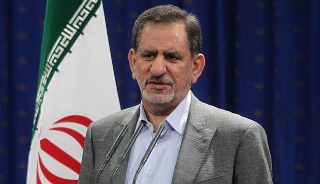 جهانغيري: الحظر جعل ايران مستعدة لمواجهة الانخفاض الحالي في اسعار النفط