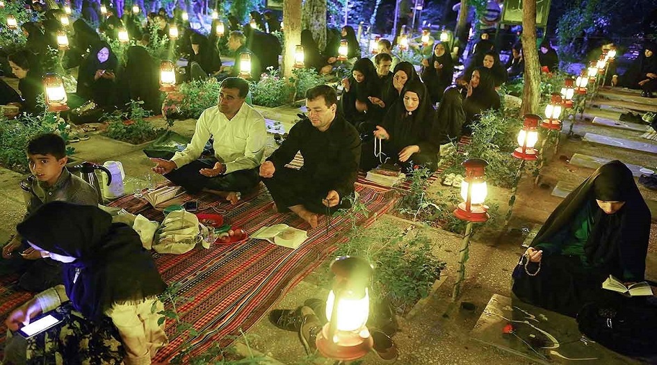 مراسم احياء الليلة الأولى من ليالي القدر في العاصمة الايرانية طهران