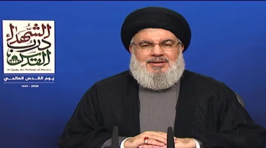 السيد نصر الله: موقفنا من القضية الفلسطينية غير قابل للتبديل ومن واجب الامة الدفاع عن المقدسات