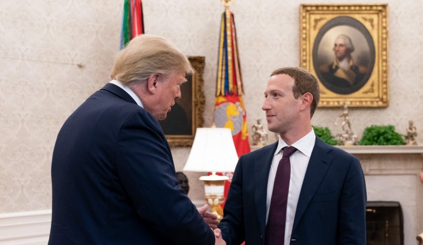 زوكربيرغ يرد على ترامب حول 