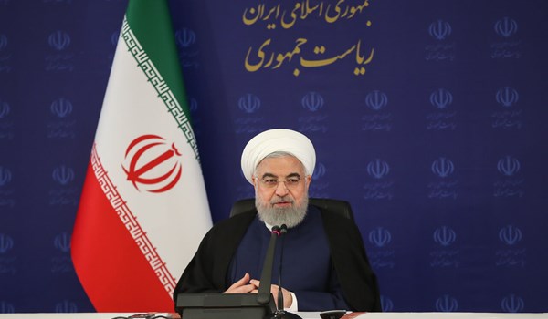 الرئيس روحاني : قيادة قائد الثورة ساهمت في درء كل المؤامرات عن الشعب والبلاد