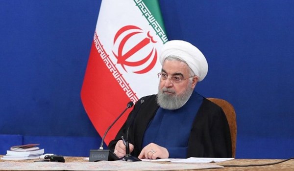 الرئيس روحاني: ينبغي التعايش مع كورونا والالتزام بالتعليمات الصحية