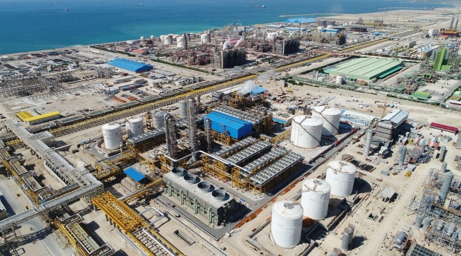 تدشين مجمع بتروكيمياويات بطاقة انتاج 1.6 مليون طن ميثانول جنوب ايران
