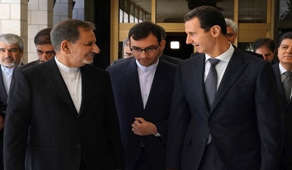 الرئاسة الإيرانية: طهران لن تتردد في اتخاذ أي إجراء لتخفيف الضغوط على دمشق