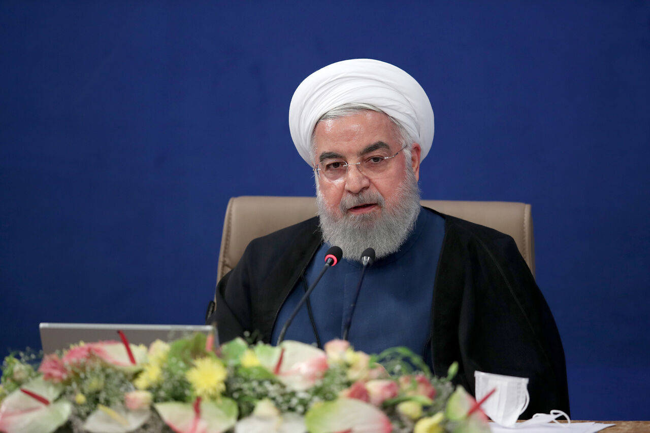 الرئيس روحاني: طاقة انتاج الصلب تضاعفت خلال السبع سنوات الاخيرة