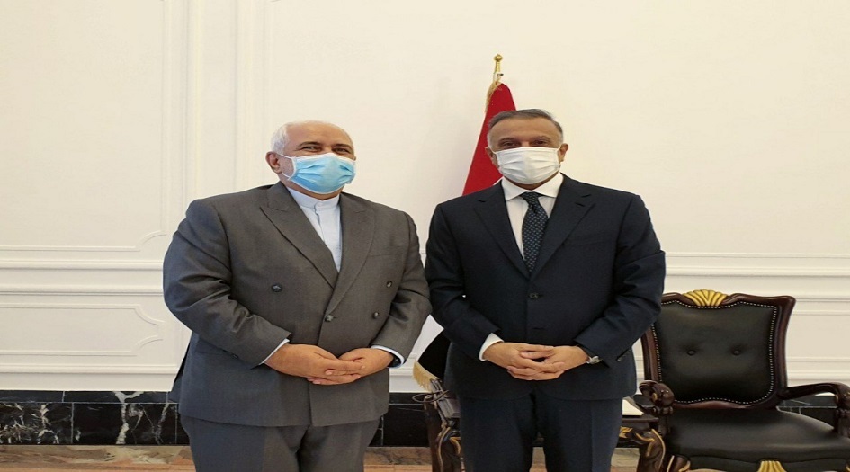رئيس الوزراء العراقي يستقبل ظريف في بغداد