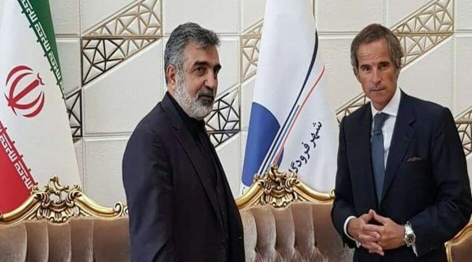 غروسي يغادر طهران متوجهاً إلى فيينا