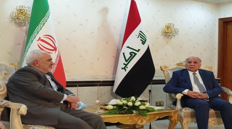 ظريف يستقبل نظيره العراقي