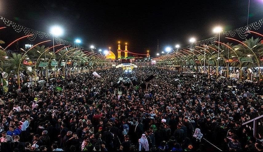 إعداد المواكب الحسينية لاحياء زيارة الاربعين في كربلاء 