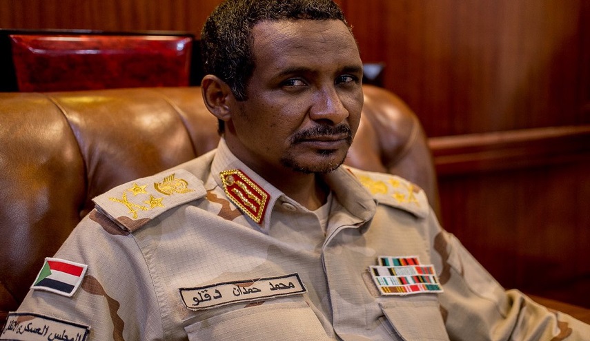 حميدتي يتعهد بتطبيع علاقات السودان مع كيان الاحتلال