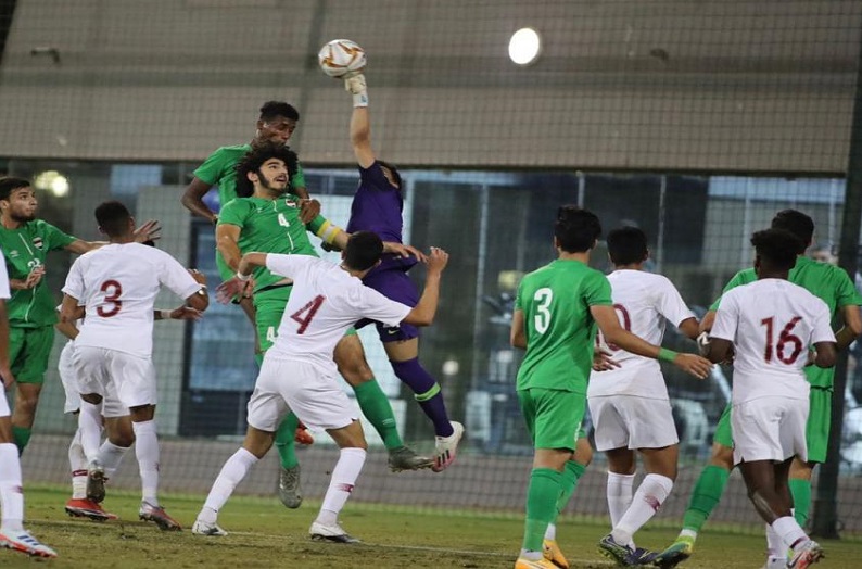 خسارة مدوية لشباب العراق أمام قطر