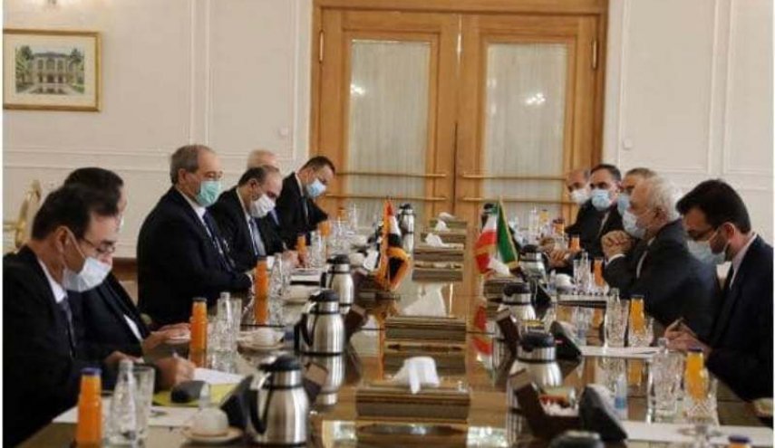 بدء الجولة الأولى من المباحثات بين وزيري الخارجية الإيراني والسوري