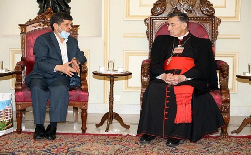 المستشار الثقافي الإيراني في لبنان يزور البطريرك الماروني