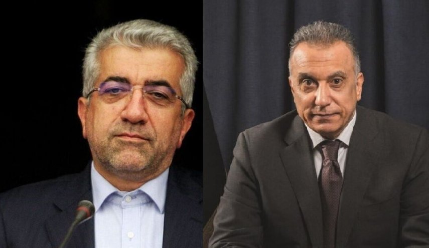 وزير الطاقة الإيراني يلتقي رئيس الوزراء العراقي