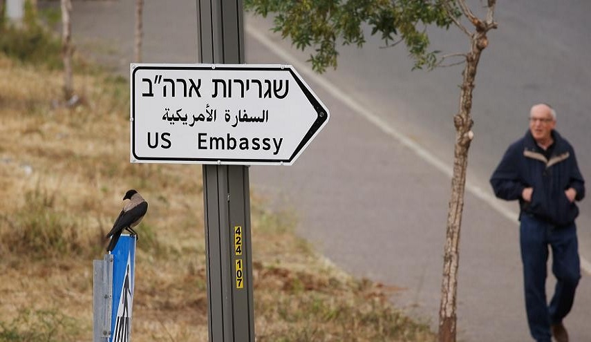 الكيان الصهيوني يصادق على إقامة مبنى دائم لسفارة واشنطن بالقدس المحتلة