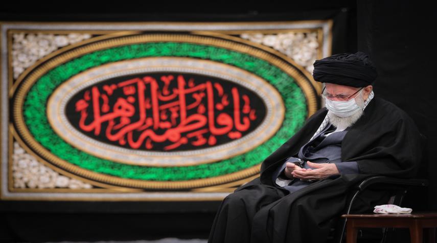 اقامة الليلة الثانية لمجلس عزاء استشهاد فاطمة الزهراء (س) بحضور قائد الثورة