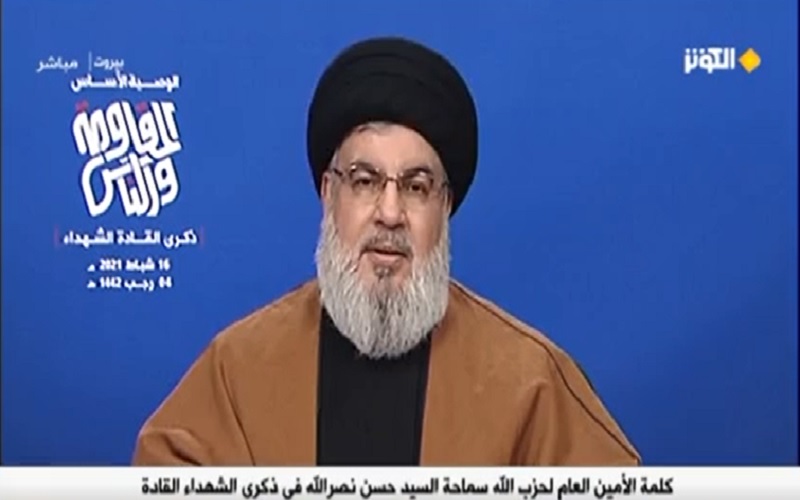 السيد نصر الله في ذكرى القادة الشهداء يرفض قرار الفصل السابع