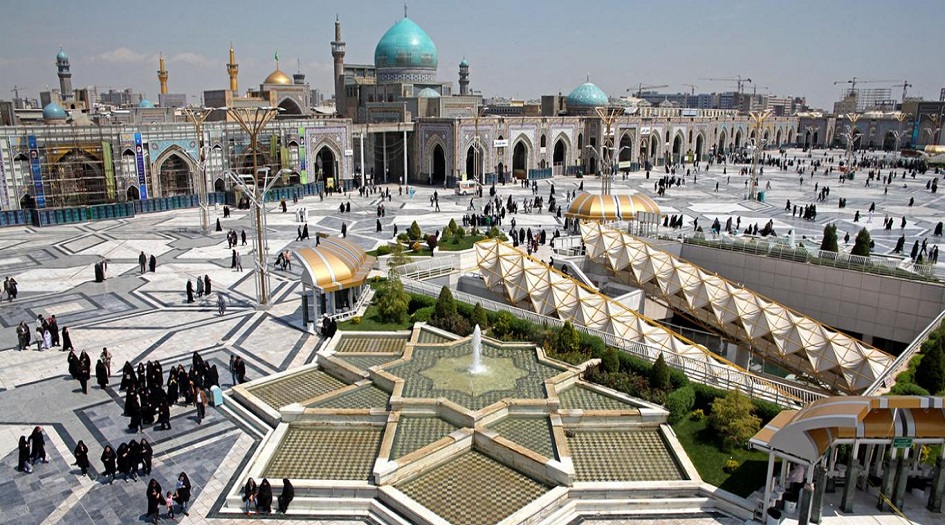 تسمية أحد صحون العتبة الرضوية المقدسة باسم النبي الأعظم (ص)