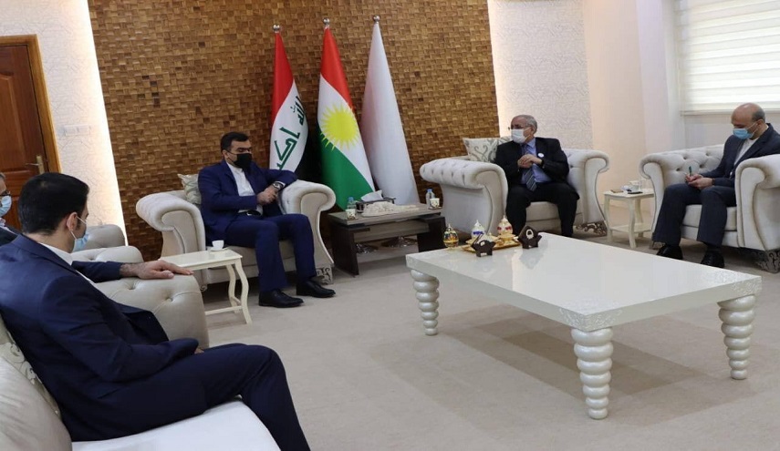 القنصل الايراني في السليمانية يزور حلبجة في ذكرى كارثة القصف الكيمياوي