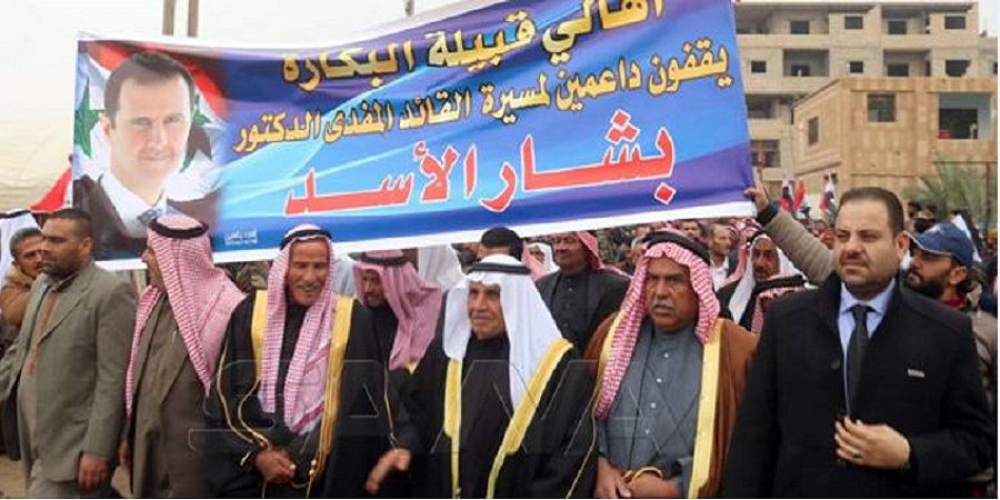 محافظة دير الزور تعلن تأييدها للرئيس الأسد